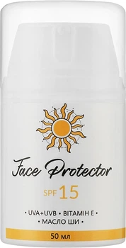 Увлажняющий солнцезащитный крем для лица - Lunnitsa Face Protector SPF 15 50ml (1095773-73623)