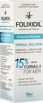 Лосьйон проти випадання волосся - Folixidil Enchanced Minoxodil 15% 50ml (982077-153247)