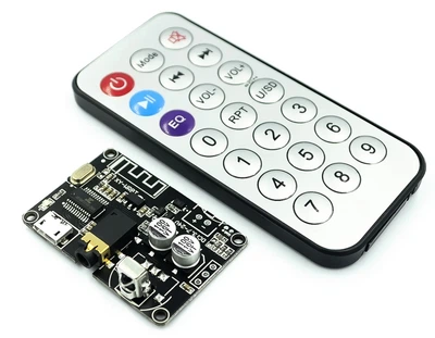 Плата MP3 Bluetooth 5.0 приемник, декодер 3.7-24В XY-WRBT с пультом дистанционного управления
