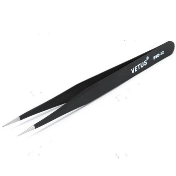 Пинцет антистатический VETUS ESD-12