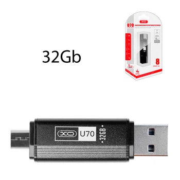 USB Флешка XO U70 USB 2.0 32Gb черный