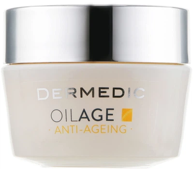 Нічний живильний крем для обличчя - Dermedic Oilage Nourishing Night Cream That Restores Skin Density 50g (412989-58712)