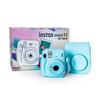 Фотоаппарат моментальной печати Fujifilm Instax Mini 11 Sky Blue + чехол