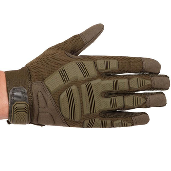 Перчатки тактические с закрытыми пальцами Zelart Action 8799 размер XL Olive
