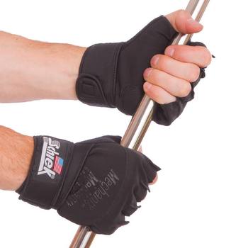 Тактичні рукавички з відкритими пальцями Zelart Action 4928 розмір L Black