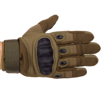 Перчатки тактические с закрытыми пальцами Zelart Action 8798 размер M Olive