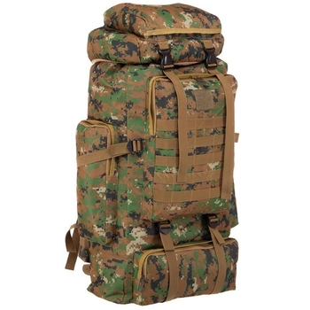 Рюкзак тактичний рейдовий Zelart Action 9188 об'єм 35 літрів Green-Camouflage
