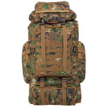 Рюкзак тактичний рейдовий Zelart Action 9188 об'єм 35 літрів Green-Camouflage