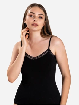 Майка жіноча з мереживом Jiber 508 S BLACK (8680159084490)