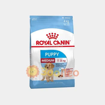 Сухой корм для щенков средних пород Royal Canin Medium Puppy до 12 месяцев, 4 кг