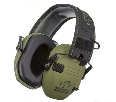 Активні стрілецькі тактичні навушники для стрільби Walker's Razor Patriot Green