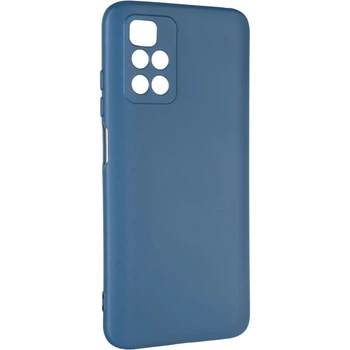 Чехол Fiji Full Soft Premium для Xiaomi Redmi Note 11 4G силикон бампер Dark Blue