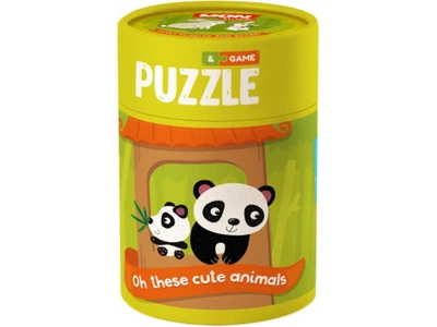 Пазл и игра Зоология для Малышей. Хвостатые Друзья, Mon Puzzle, 24 эл., 200109