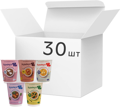 Упаковка каші Bonner Мікс 60 г х 30 шт (8000080311203)