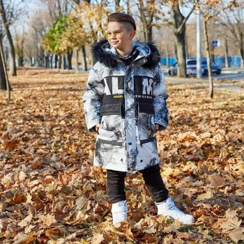 Пуховик Classic Fashion 9309 Palm Білий 120