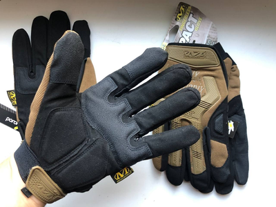 Тактичні рукавиці Повнопалі M-Pact захисні Mechanix MX-FDE, XL Койот