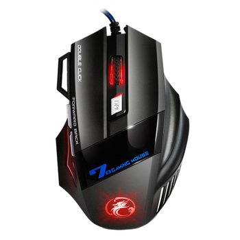 USB игровая мышь iMice X7 тихая проводная эргономичная мышка 5500DPI
