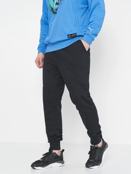 Спортивні штани утеплені чоловічі Joma Montana Cuff 102110.100 2XL Чорні (8424309505608)