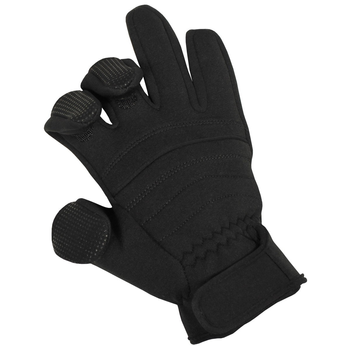 Тактичні зимові рукавички "Combat" MFH з неопрену чорні р-р XL (15873A_XL)