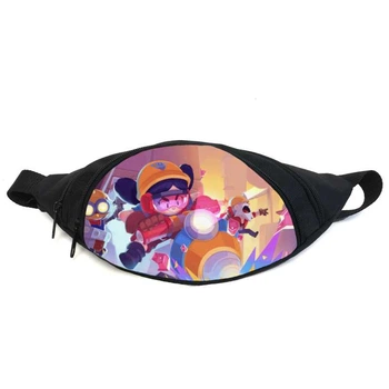 Поясная сумка Бананка Бравл Старс (GBBS01) Gear Bag черная