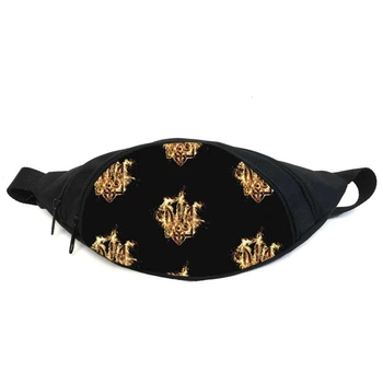 Поясна сумка Бананка Символіка України (GBUA09) Gear Bag чорна