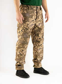 Тёплые военные штаны (осень-зима), пиксель Softshell (софтшел), розмір 58
