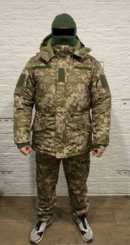 Бушлат зимовий та штани костюм військовий Пиксель (куртка військова зимова) 54 розмір ЗСУ (338131)