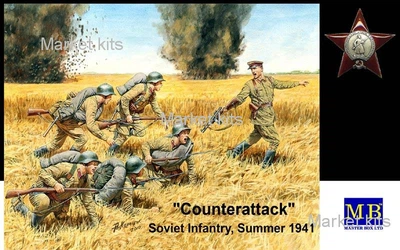 «Контратака«. Пехота, лето 1941 1:35 Master Box (MB3563)
