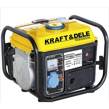 Генератор бензиновий Kraft&Dele KD109 4л 1200 вт 12/230В однофазний 2-тактний