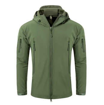 Тактична чоловіча куртка Softshell зелена 2хл