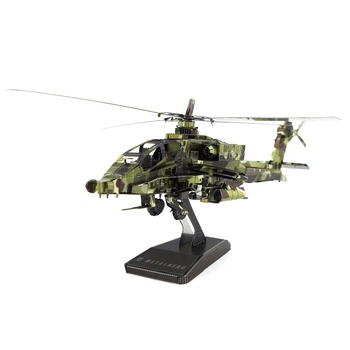 3D пазл вертолет AH-64 «Apache»