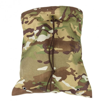 Подсумок Сумка Сброса пустых Магазинов 30*30*25 с MOLLE+Крепление - Тактический Мешок Сумка для гильз Clefers Tactical C30 - Мультикам (5002361)