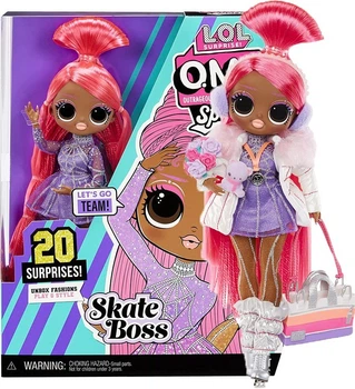 Лялька L. O. L. Surprise! OMG Sports Skate Boss - ЛОЛ ОМГ Фігуристка (Скейт Бос) 579809 - Ігровий набір LOL