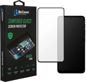 Захисне скло BeCover для Motorola Moto G22 Black (BC_708144)