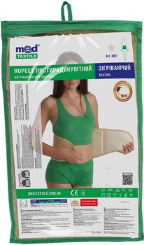 Корсет протирадикулітний (зігріваючий) MedTextile 3051 розмір M/L