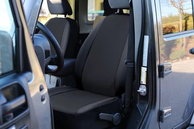 Авточехлы на передние сидения для DAEWOO EVANDA 2000-2006 Pok-ter Perline из перфорированной эко кожи с черной вставкой