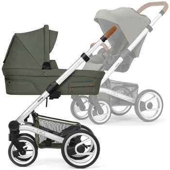 Универсальная коляска 2 в 1 Mutsy Nio Adventure Sea Green (шасси Cognac Standard)