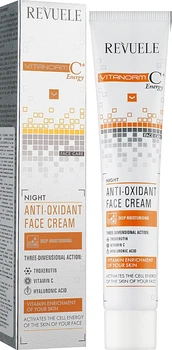Крем для лица антиоксидантный Revuele Vitanorm C+ Energy Antioxidant Night Cream ночной 50 мл (3800225903066)
