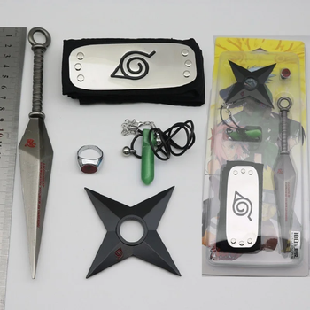 Коллекционный набор оружие Шиноби Naruto Наруто из 5 штук N 27.160