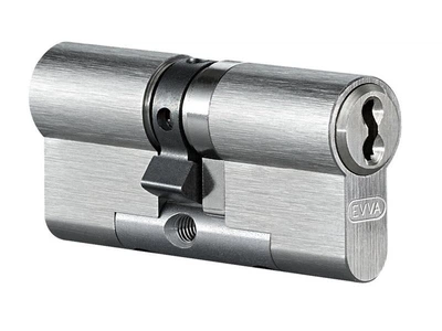 Цилиндр EVVA 4KS DZ NI 56х86 ключ/ключ никель 3 ключа