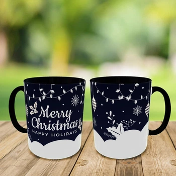 Чашка Grifon ,Друк на кружках "З новим роком" чашка на подарунок на новий рік ,merry christmas (0184)