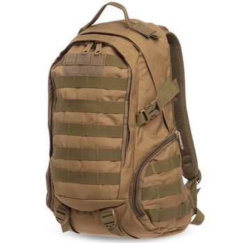 Тактичний рюкзак військовий штурмовий SILVER KNIGHT 16 л Нейлон Оксфорд 40 х 26 х 15 см Хакі (TY-9332)