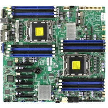 Материнская плата серверная Supermicro MBD-X9DRD-7LN4F (2*LGA 2011, C602J, LSI 2308, LAN 4x1Gb/s)