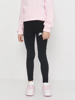 Підліткові легінси для дівчинки Nike G Nsw Favorites Gx Hw Legging CU8248-010 158-170 см (0194277466970)