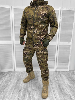 Тактическая зимняя теплая военная форма комплект Accord Tactical ( Куртка + Штаны ), Камуфляж: Мультикам, Размер: XXL