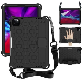 Чехол STR EVA Apple iPad Pro 11" (2020, 2-го поколения) детский с ремнём и подставкой Black