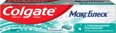 Зубна паста Colgate МаксБлиск Відбілювальна 50 мл (6920354805844)