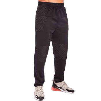 Штани футбольного воротаря Zelart 5538 розмір XL (170-175см) Black