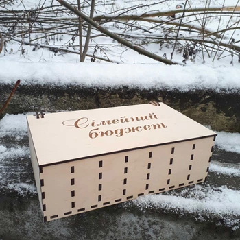Деревянная коробка семейный бюджет