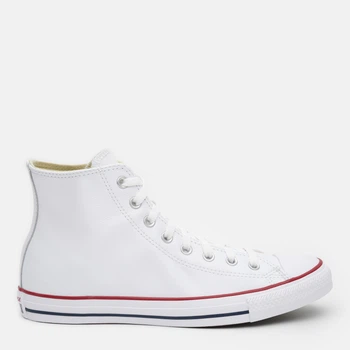 Мужские кеды кожаные высокие Converse Chuck Taylor All Star Hi 132169C 44.5 (10.5US) 29 см Белые (886951121151)